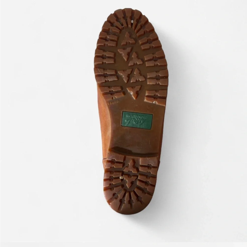 Vintage Tan Shearling Lined Winter Boots - Picture 4 of 8